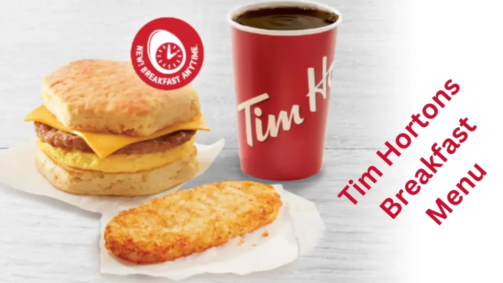 Tim Hortons Breakfast Menu