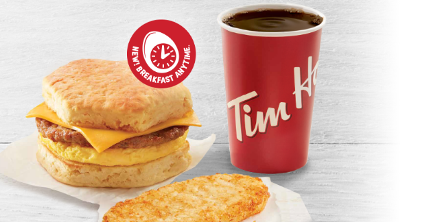 Tim Hortons Breakfast Menu